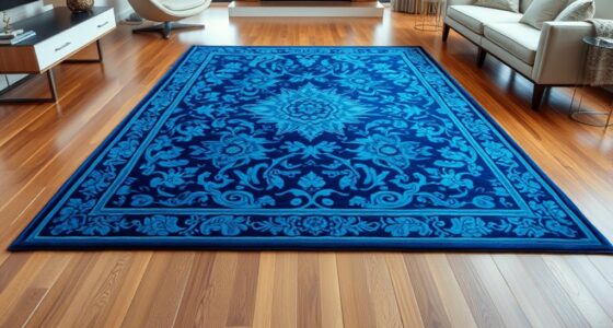 top blue silk rug selections