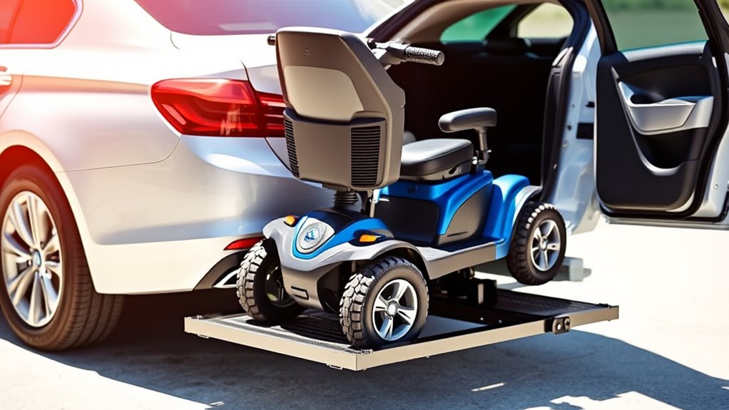 top car scooter lift options