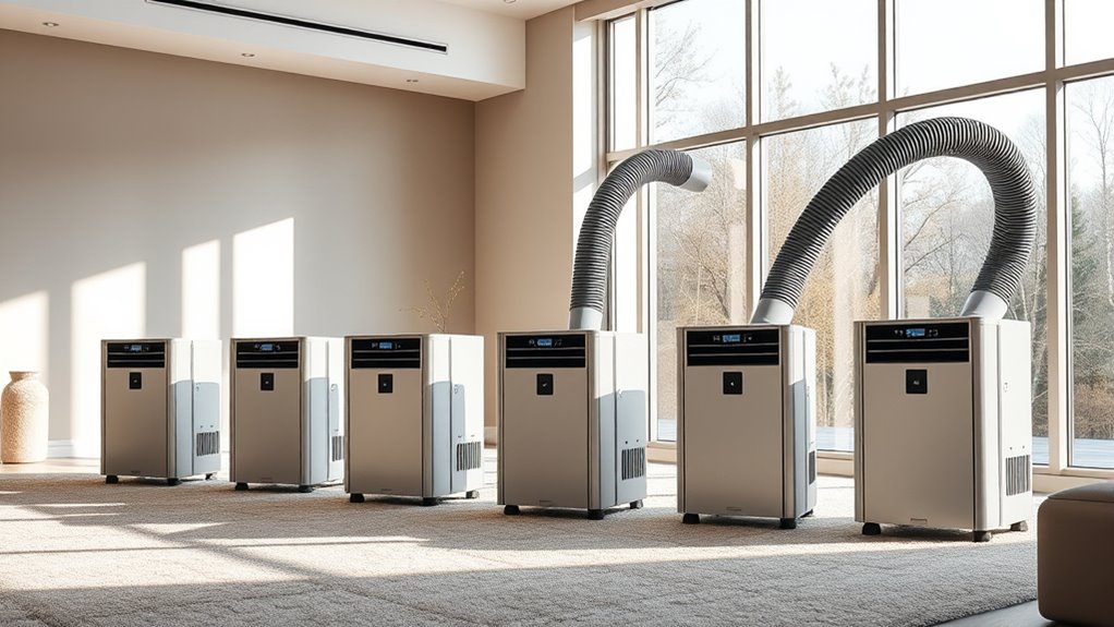 top dual hose room coolers