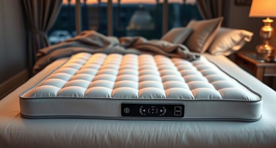 top dual zone heated mattress pads