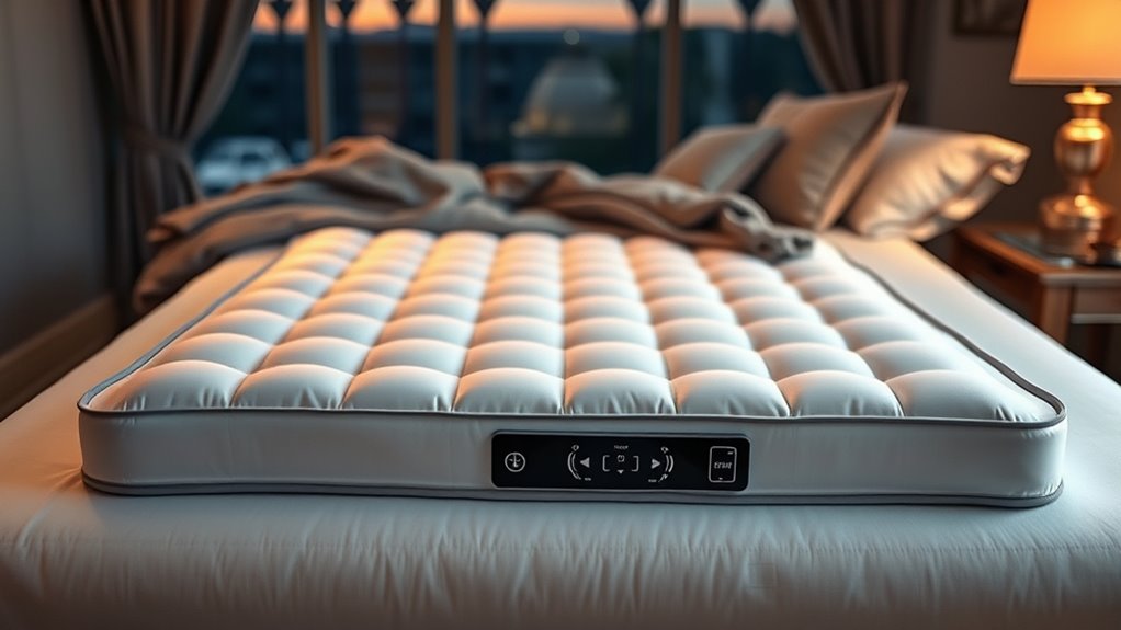 top dual zone heated mattress pads