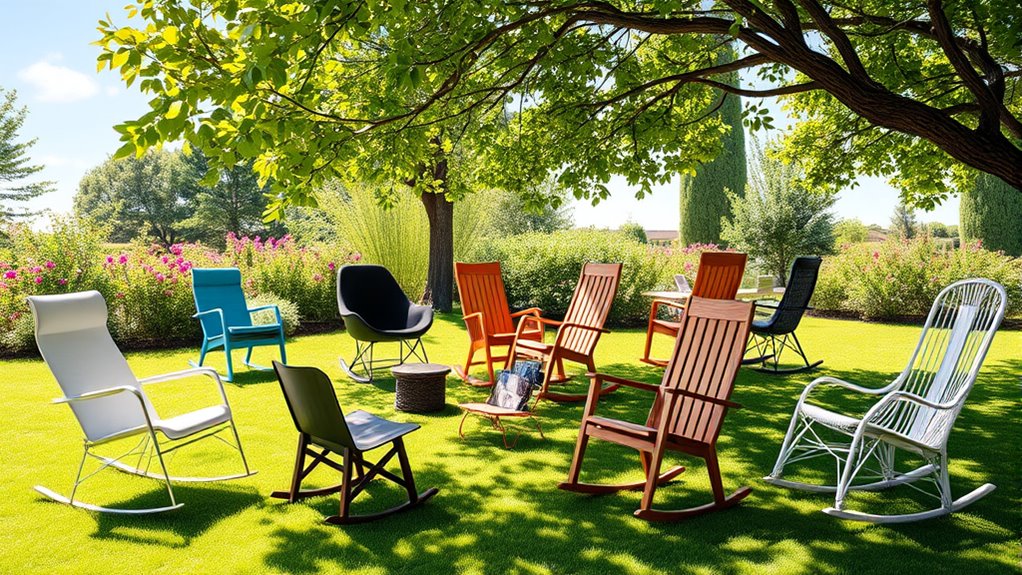 top ergonomic outdoor rocking chairs