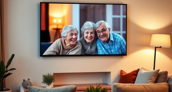 top large screen senior displays