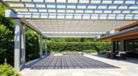 top louvered aluminum pergola options