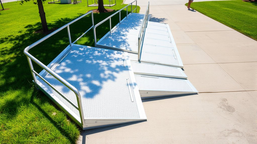 top modular aluminum ramps
