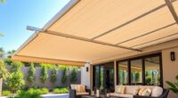 top retractable patio awnings
