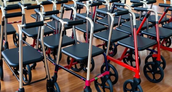 top supportive seat rollators