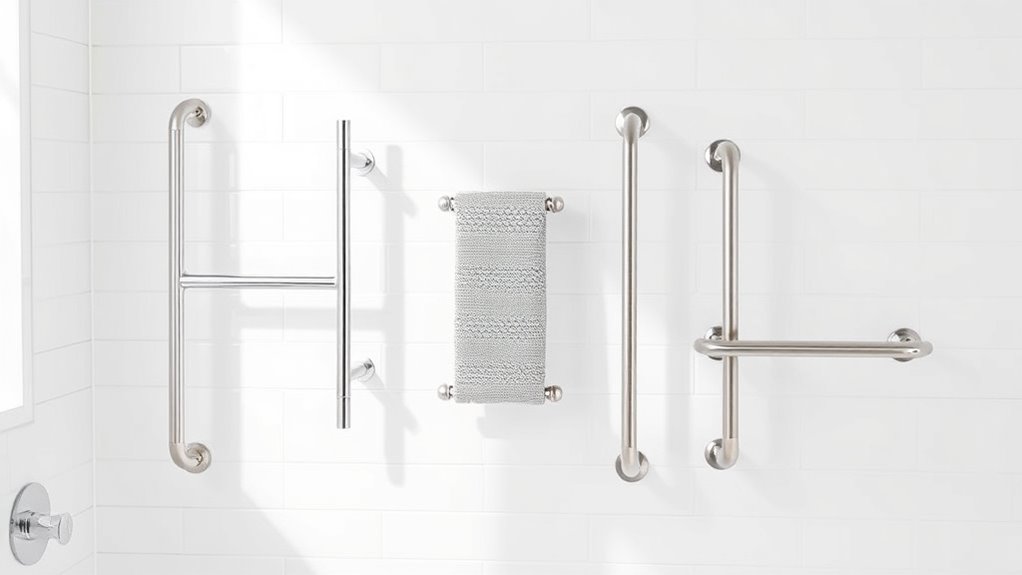 top toilet wall bars