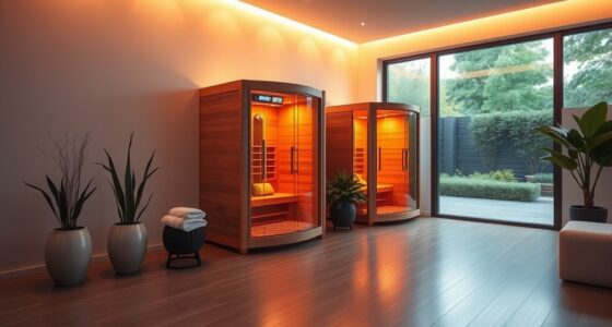 top two person infrared saunas