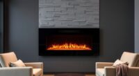 top wall mounted electric fireplaces