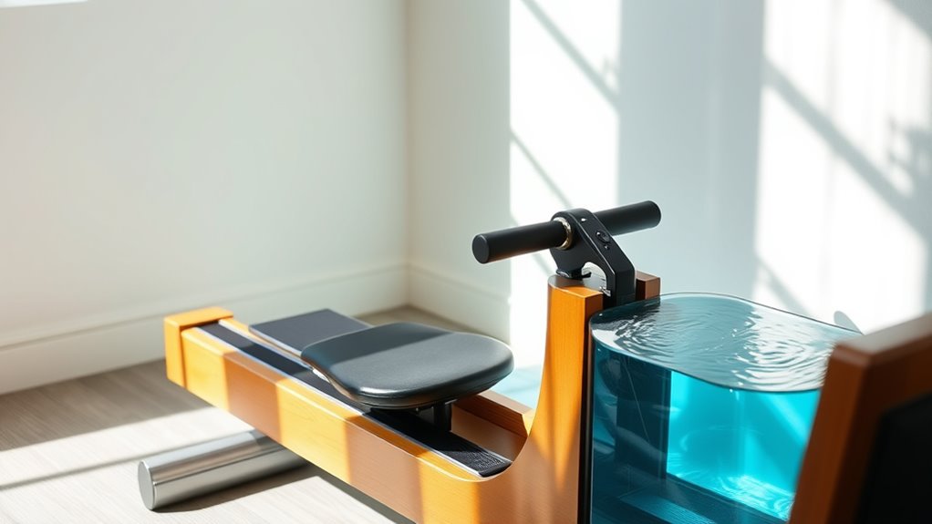 top water rowing machines