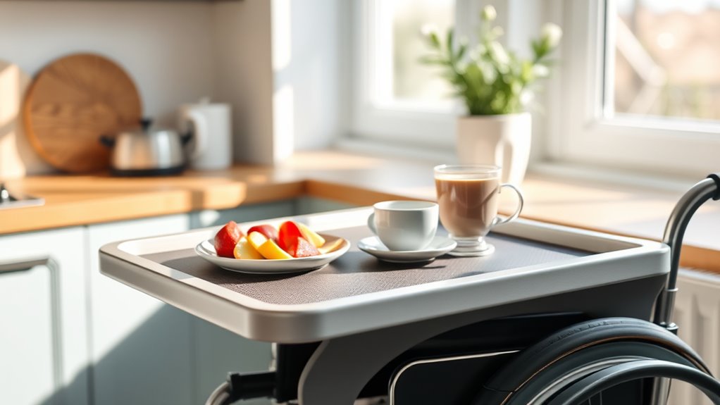 top wheelchair tray options