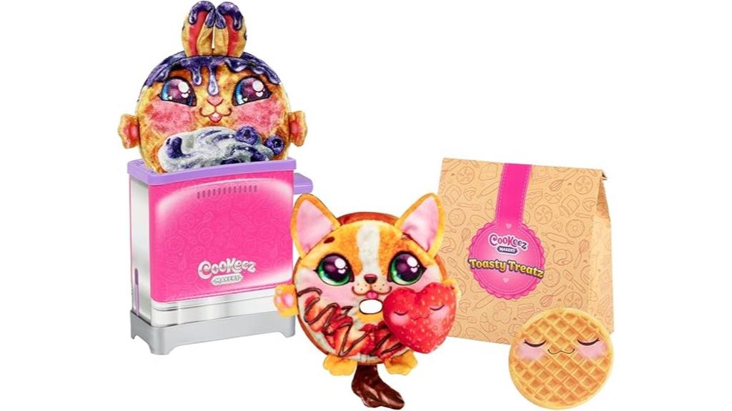 two plush toasty toasters