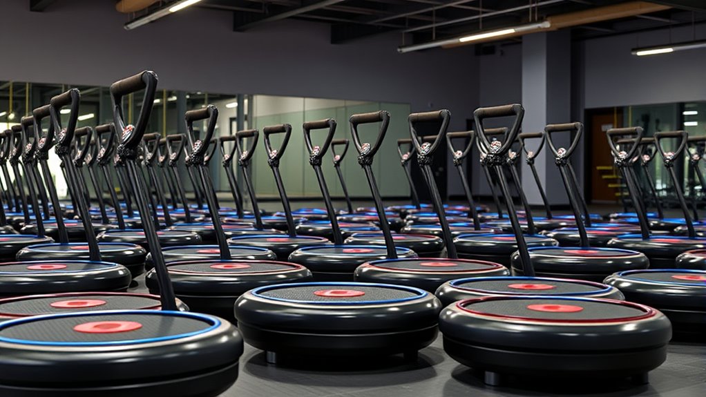 vibration plates with handles