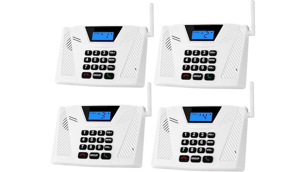 wireless four pack intercom