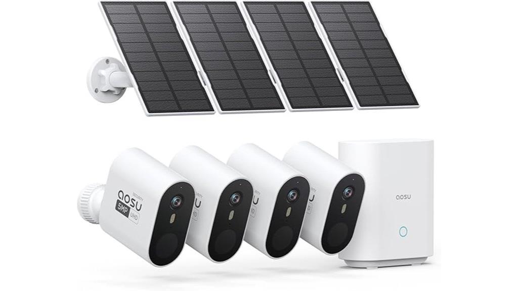 wireless solar outdoor security