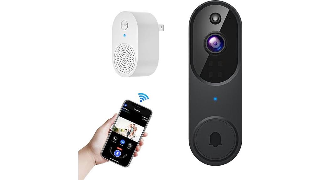 wireless video doorbell features