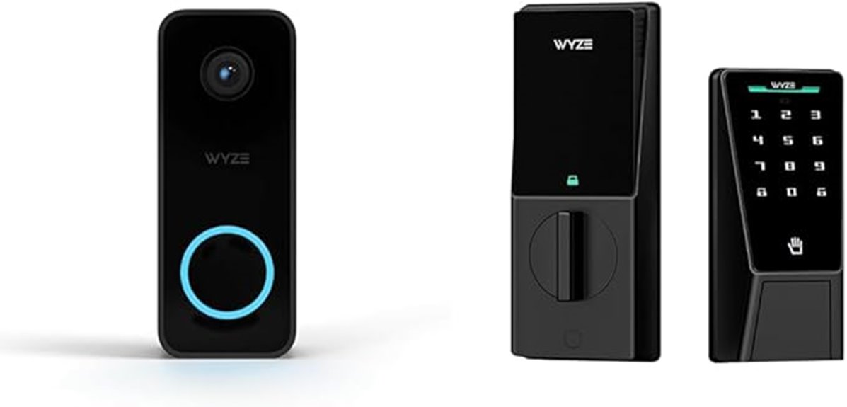 wyze doorbell and lock bundle