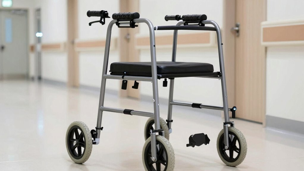 bariatric walker safety features