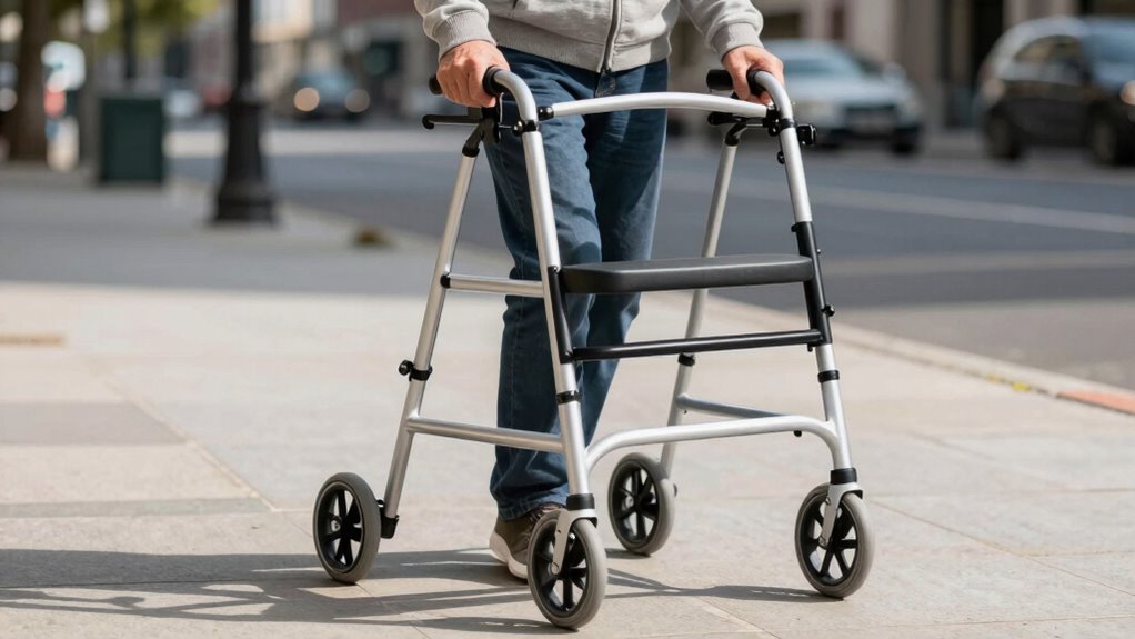 key upright walker features
