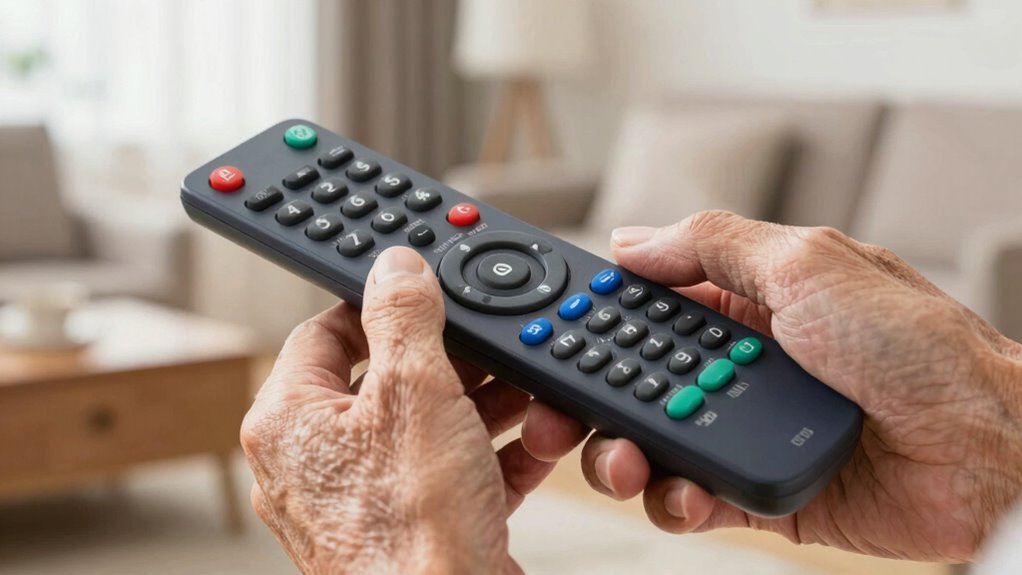 large clear ergonomic buttons