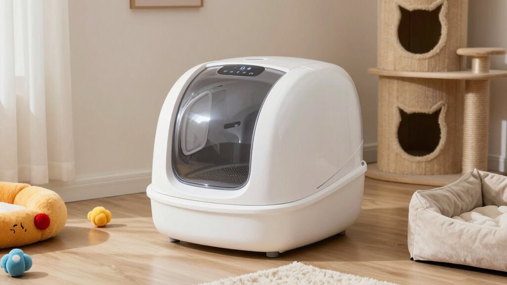 multi cat litter box features