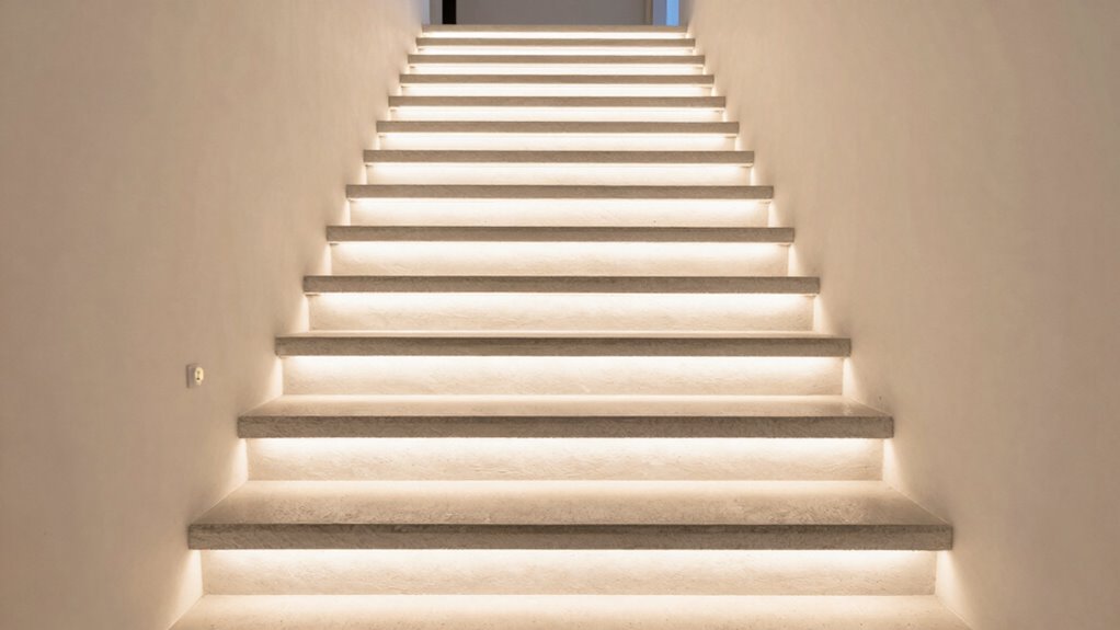 safe efficient stair lighting