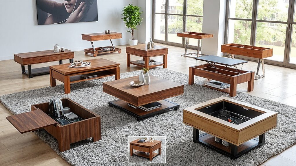 top adjustable lift top coffee tables