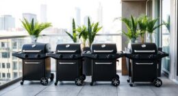 top apartment balcony electric grills