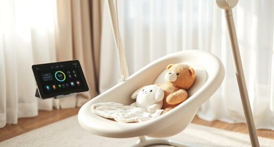 top app controlled baby swings