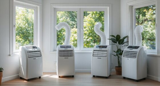 top dual hose ac units