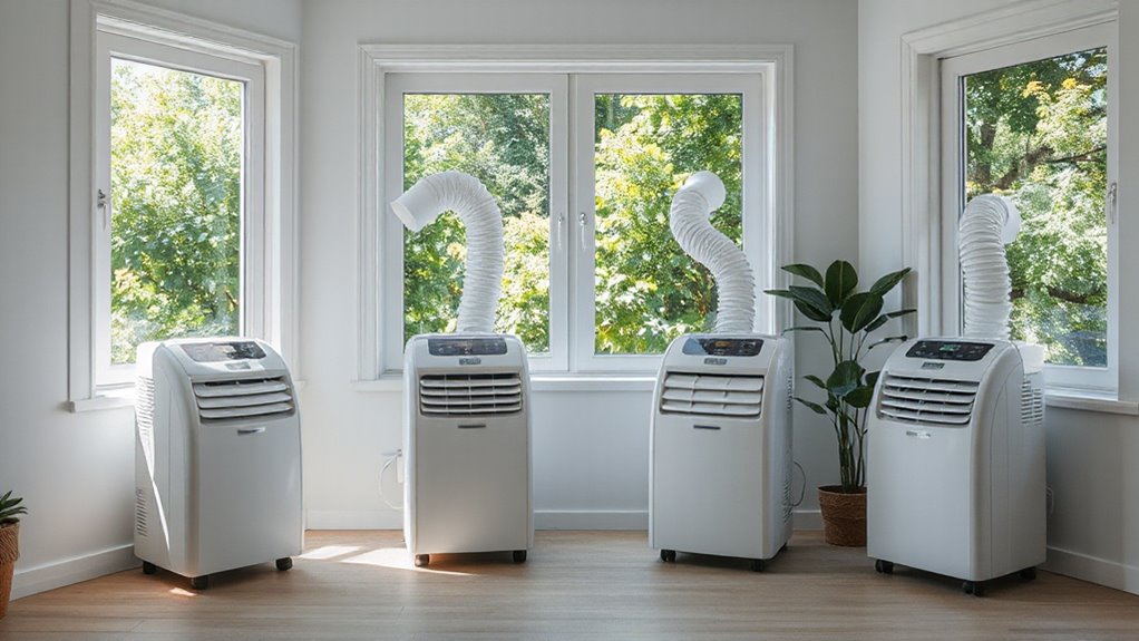 top dual hose ac units