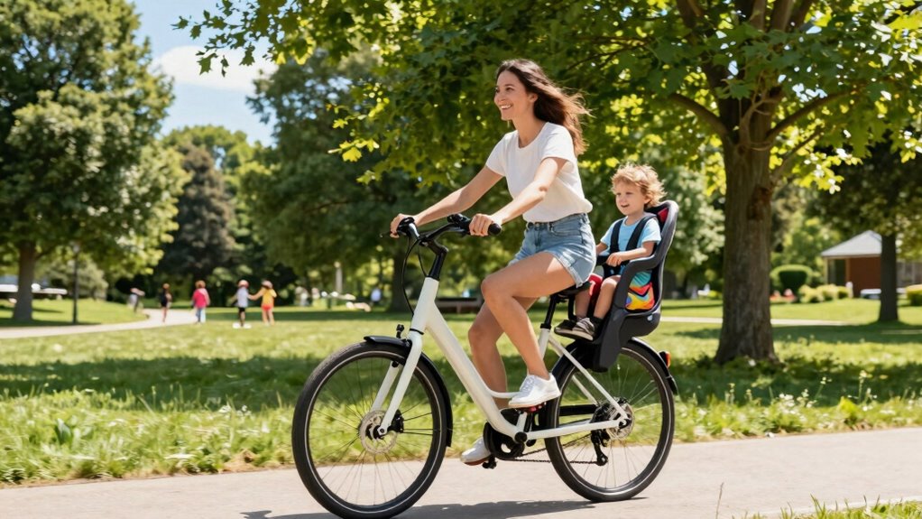 top e bikes with child seats