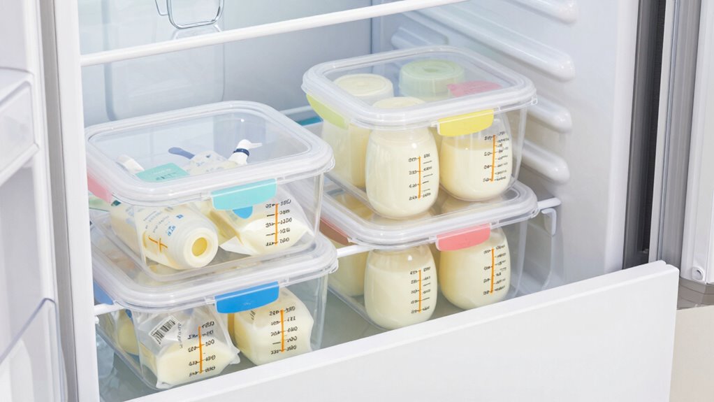 top freezer breast milk organizers