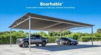 top heavy duty carport shelters
