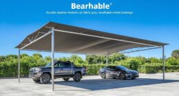 top heavy duty carport shelters