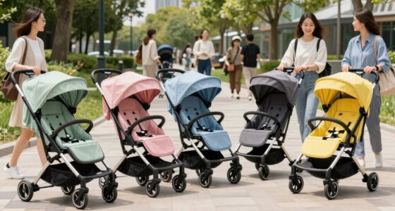 top one hand fold strollers