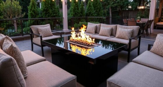 top propane fire pit tables
