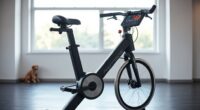 top screen equipped stationary bikes