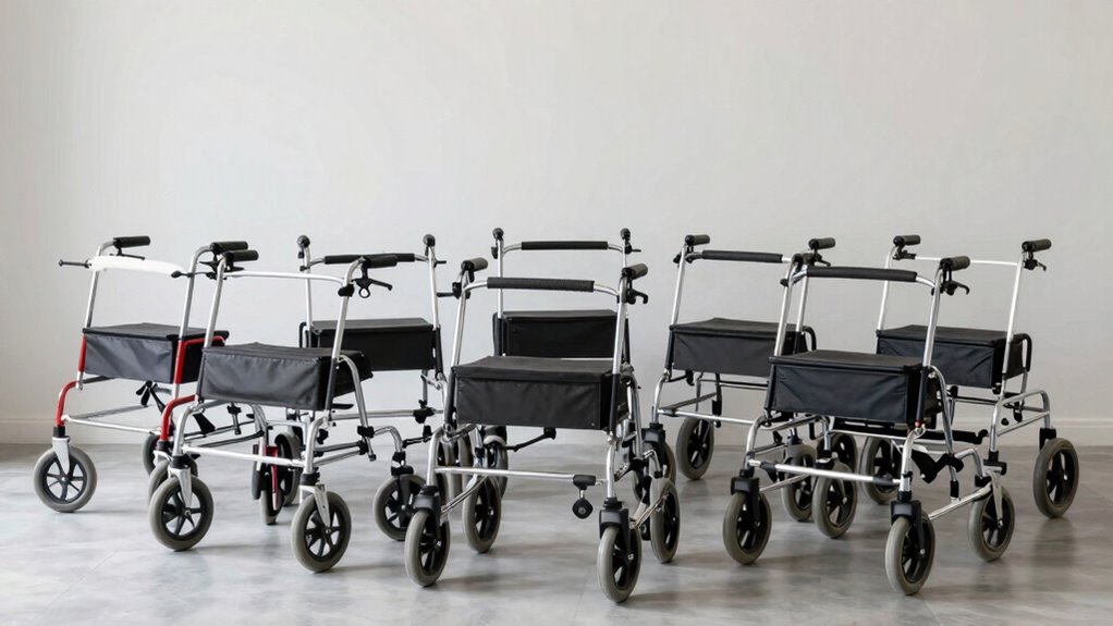 top tall adult rollator walkers