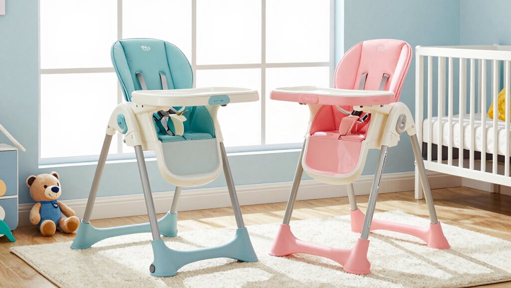 twin high chair safety