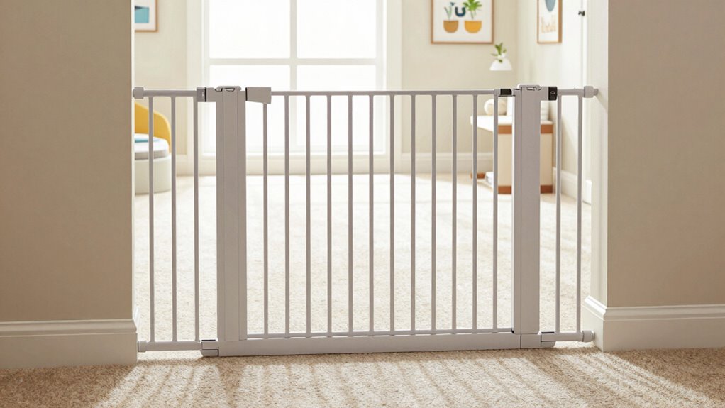 wide stair landing safety