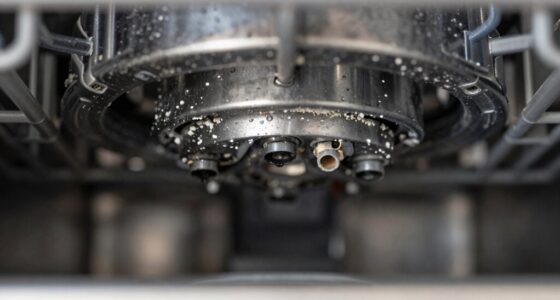 check and clean spray arms