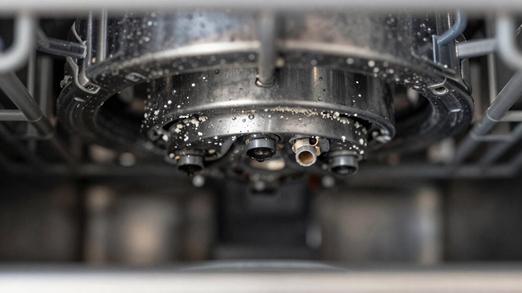 check and clean spray arms