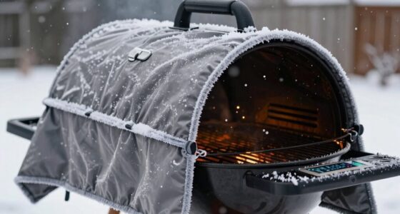 cold weather pellet grilling