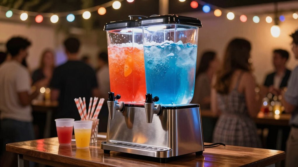 dispenser becomes party centerpiece