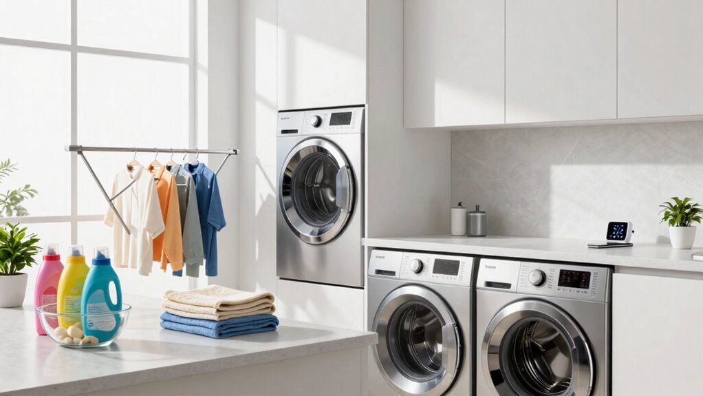 efficient laundry and dish routines