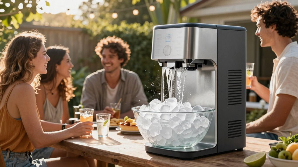 efficient outdoor ice production
