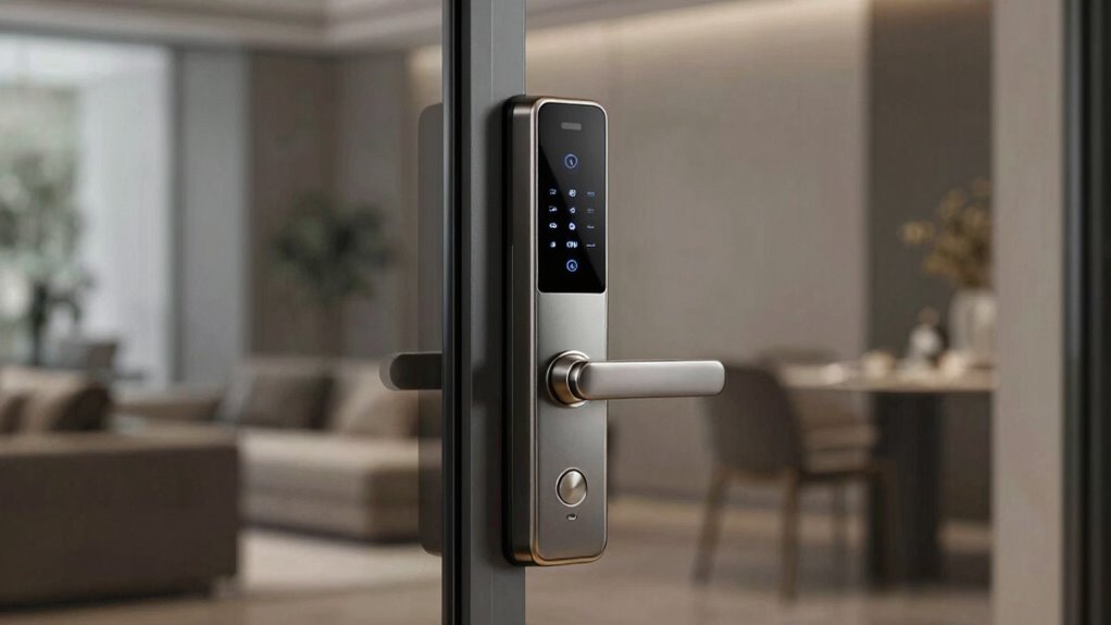glass door lock differences