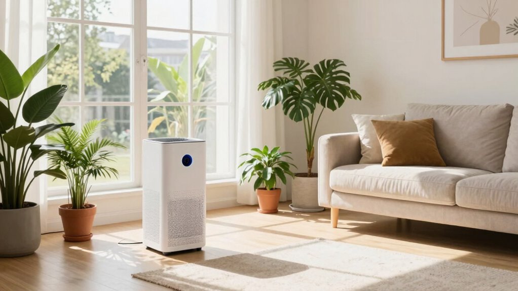 healthy fresh indoor air